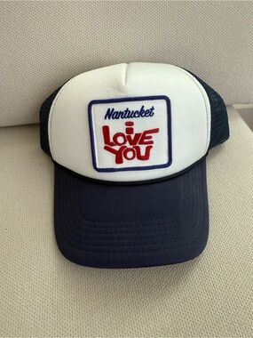 Nantucket I Love You Souvenir Trucker Hat Adjustable Mesh Cap